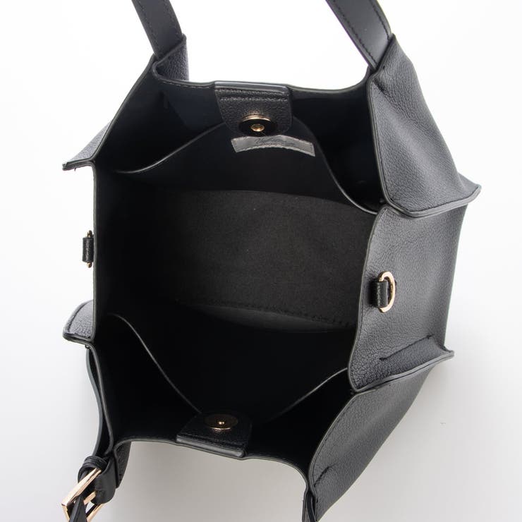 カシュカシュ  / フェイクレザーショルダーバッグ付スクエアトート | UNBILLION | 詳細画像31 