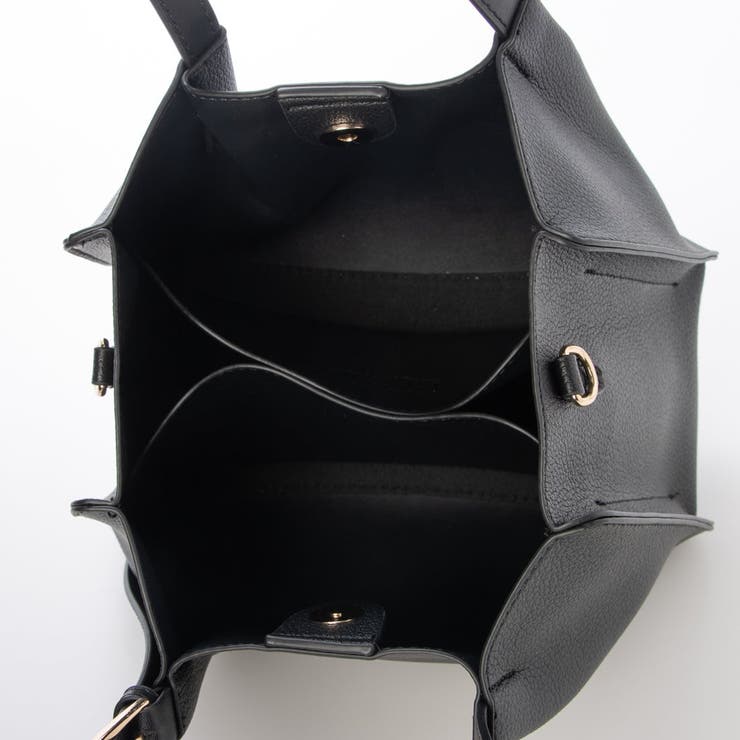 カシュカシュ  / フェイクレザーショルダーバッグ付スクエアトート | UNBILLION | 詳細画像32 