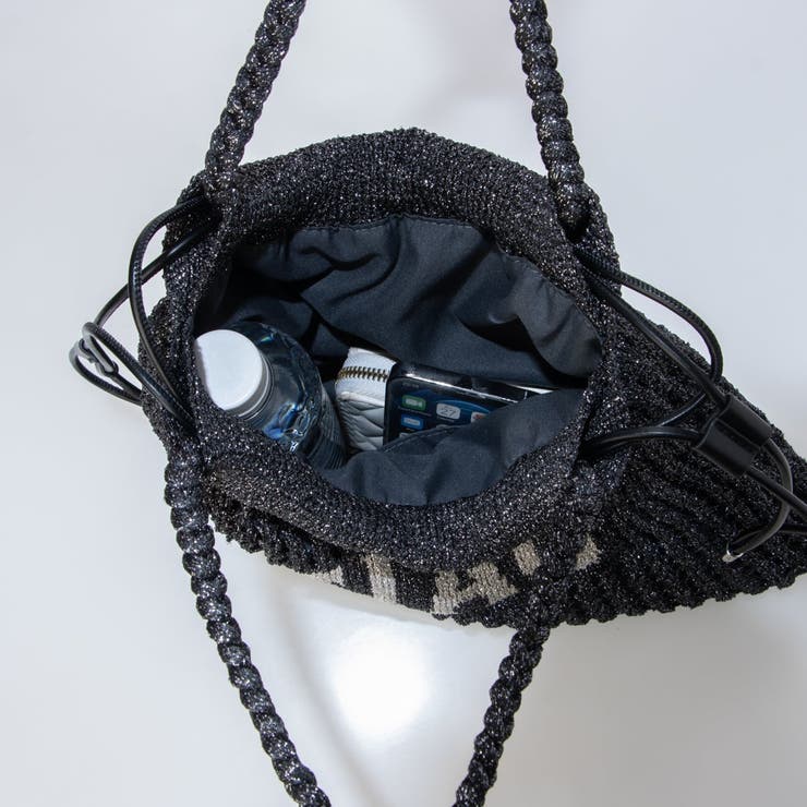 カシュカシュ cachecache / メッセージラメニット2wayバッグ | UNBILLION | 詳細画像13 