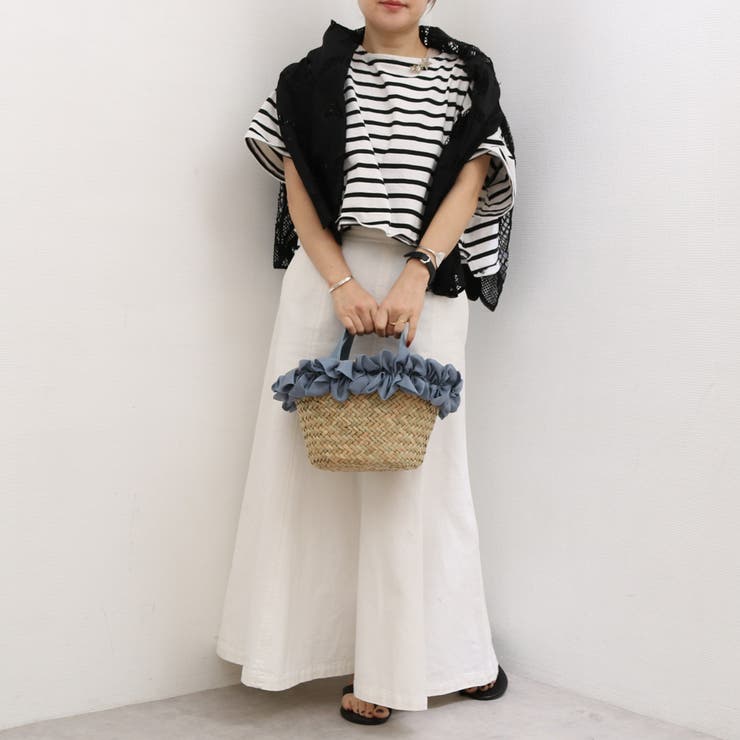 カシュカシュ cachecache / フリルカゴバッグ | UNBILLION | 詳細画像5 