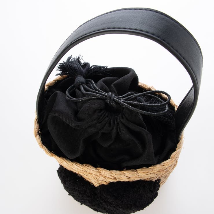 cachecache / ハート付ラフィアバケットトート カゴバッグ | UNBILLION | 詳細画像15 