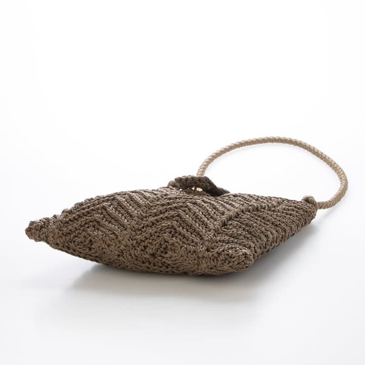 カシュカシュ cachecache / 山波編みトート カゴバッグ | UNBILLION | 詳細画像11 