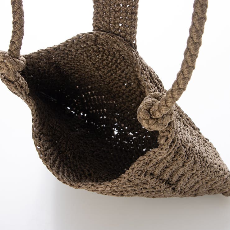 カシュカシュ cachecache / 山波編みトート カゴバッグ | UNBILLION | 詳細画像12 