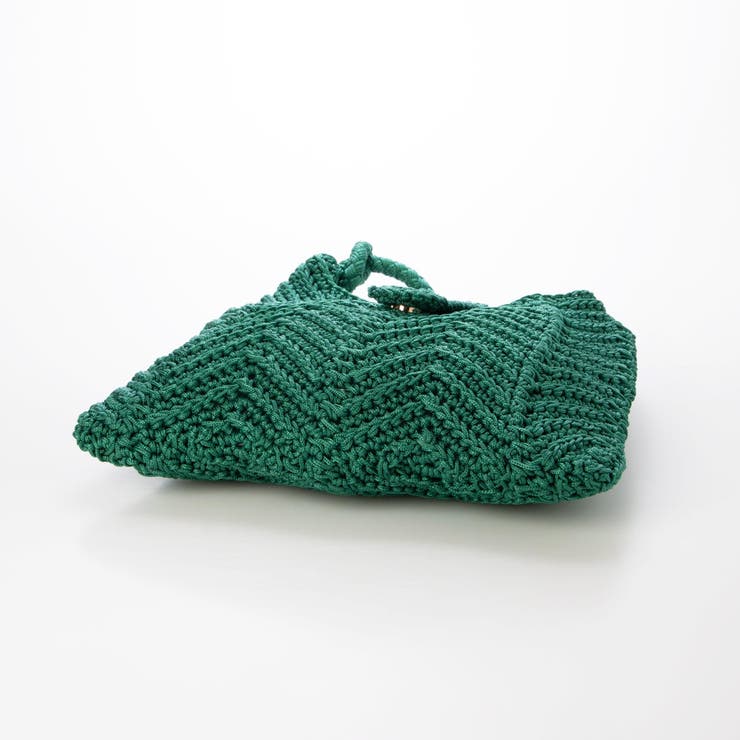 カシュカシュ cachecache / 山波編みトート カゴバッグ | UNBILLION | 詳細画像4 