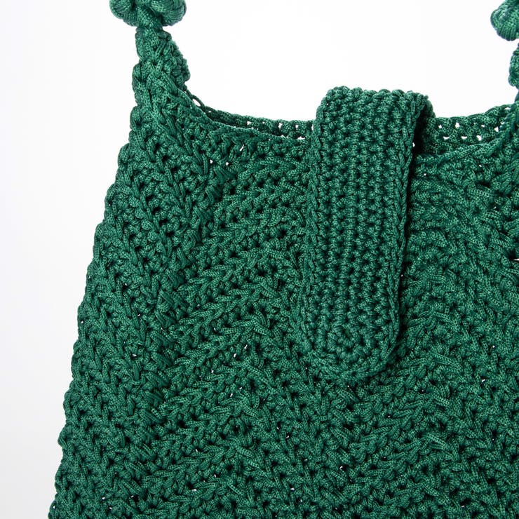 カシュカシュ cachecache / 山波編みトート カゴバッグ | UNBILLION | 詳細画像7 