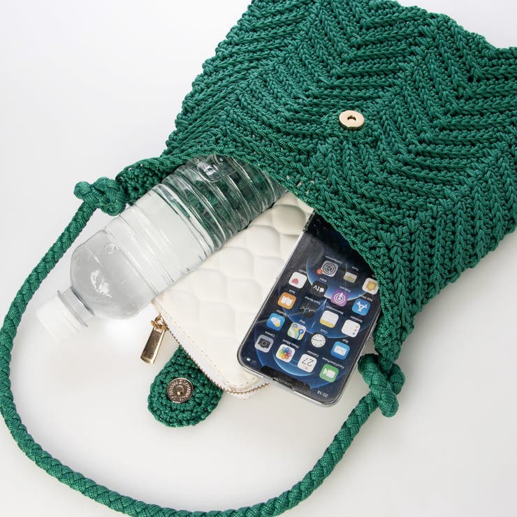 カシュカシュ cachecache / 山波編みトート カゴバッグ | UNBILLION | 詳細画像8 