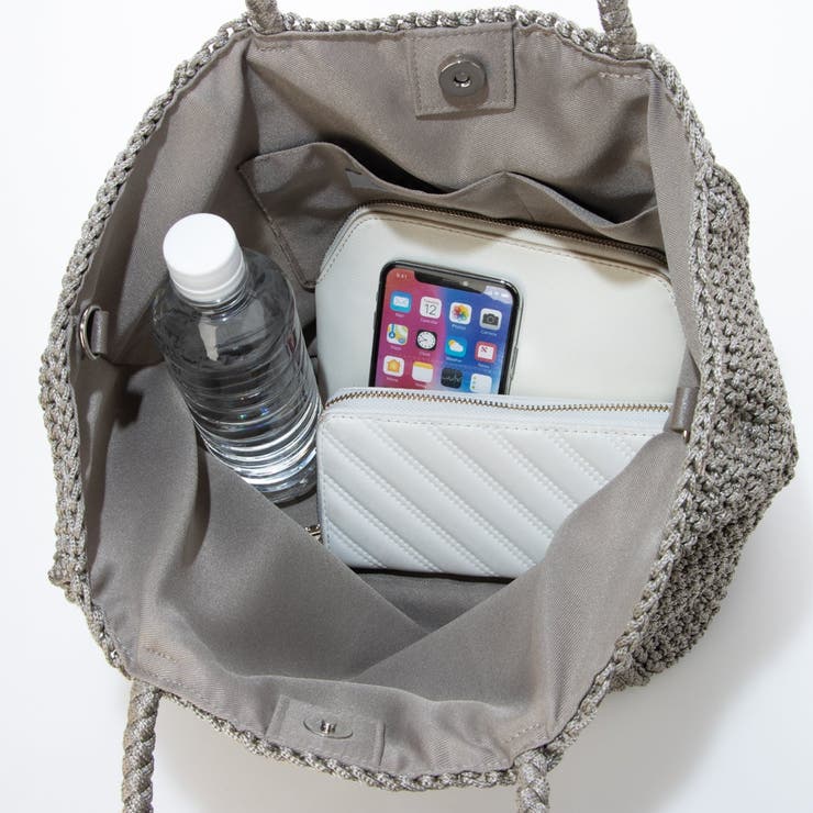 カシュカシュ cachecache / ベーシッククロッシェトート カゴバッグ | UNBILLION | 詳細画像7 