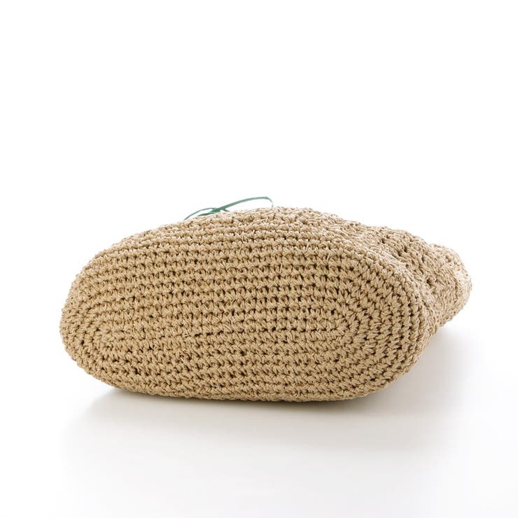 cachecache / ドロストフリルハンドル地柄編みトート カゴバッグ | UNBILLION | 詳細画像19 