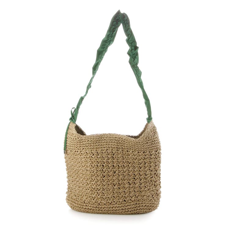 cachecache / ドロストフリルハンドル地柄編みトート カゴバッグ | UNBILLION | 詳細画像22 