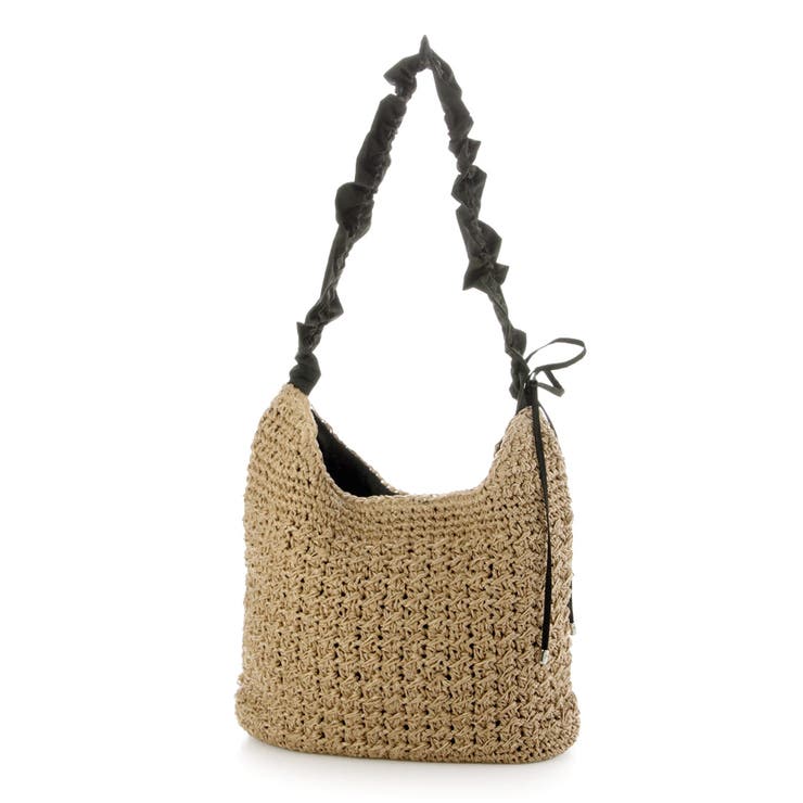 cachecache / ドロストフリルハンドル地柄編みトート カゴバッグ | UNBILLION | 詳細画像25 