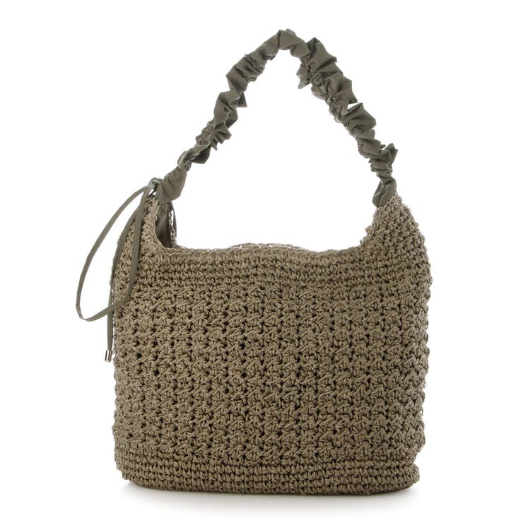 cachecache / ドロストフリルハンドル地柄編みトート カゴバッグ | UNBILLION | 詳細画像31 