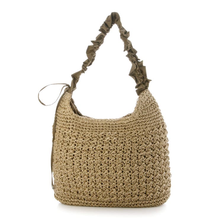 cachecache / ドロストフリルハンドル地柄編みトート カゴバッグ | UNBILLION | 詳細画像38 