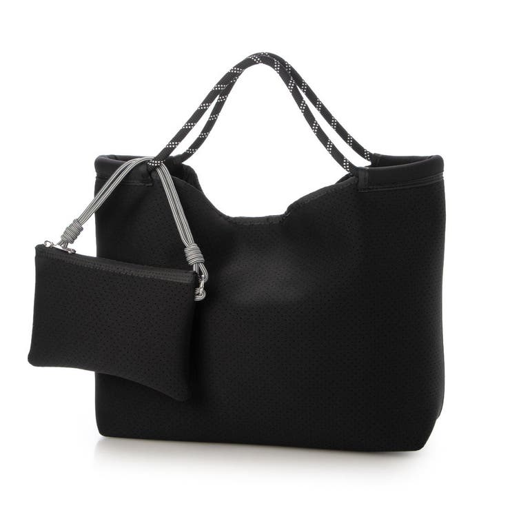 ブラック | カシュカシュ cachecache / ネオプレーンパンチングトート | UNBILLION