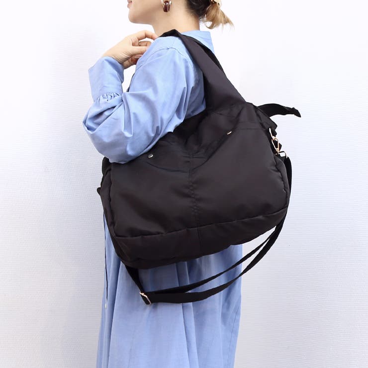 カシュカシュ cachecache / ナイロンタウン2wayボストンバッグ | UNBILLION | 詳細画像1 