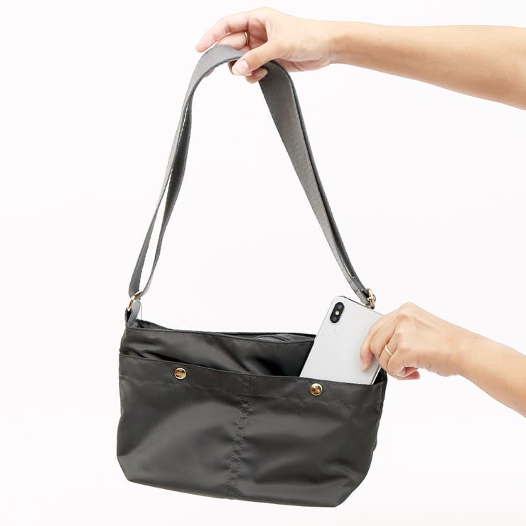 カシュカシュ cachecache / 舟型ナイロンショルダー | UNBILLION | 詳細画像3 