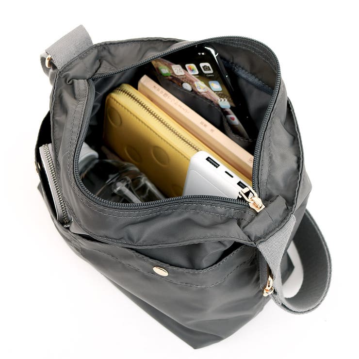 カシュカシュ cachecache / 舟型ナイロンショルダー | UNBILLION | 詳細画像8 