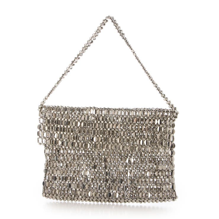 カシュカシュ cachecache / メタルビーズフラップ付きハンドバッグ | UNBILLION | 詳細画像1 