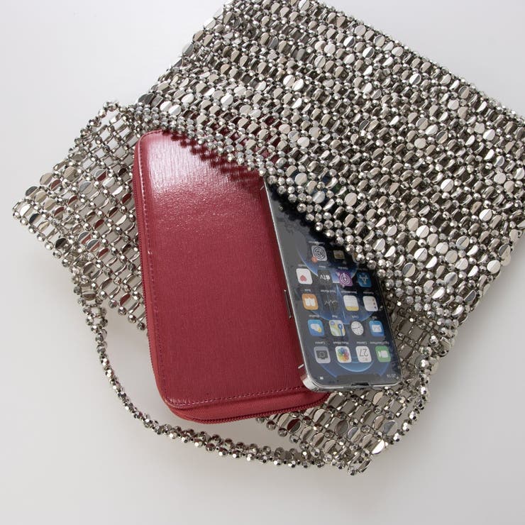 カシュカシュ cachecache / メタルビーズフラップ付きハンドバッグ | UNBILLION | 詳細画像5 