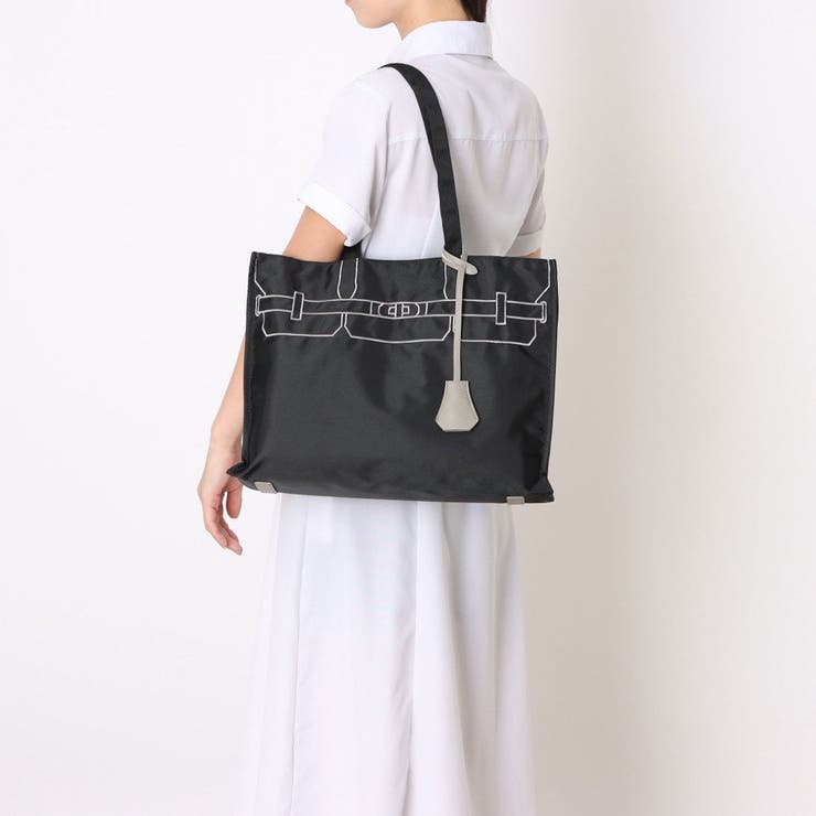 カシュカシュ cachecache / トロンプルイユ刺繍スクエアトート | UNBILLION | 詳細画像7 