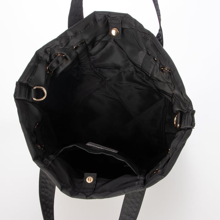カシュカシュ cachecache ヒネリ金具2wayナイロンキルティングトート… | UNBILLION | 詳細画像16 