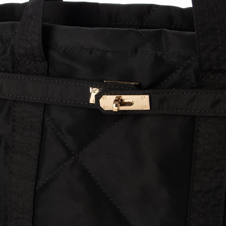 カシュカシュ cachecache ヒネリ金具2wayナイロンキルティングトート… | UNBILLION | 詳細画像17 