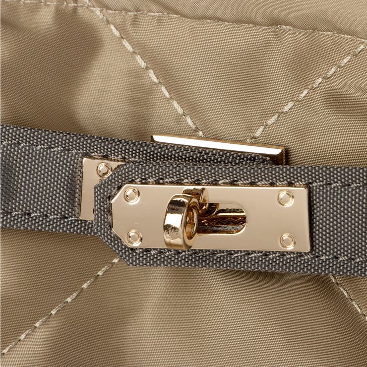 カシュカシュ cachecache ヒネリ金具2wayナイロンキルティングトート… | UNBILLION | 詳細画像5 