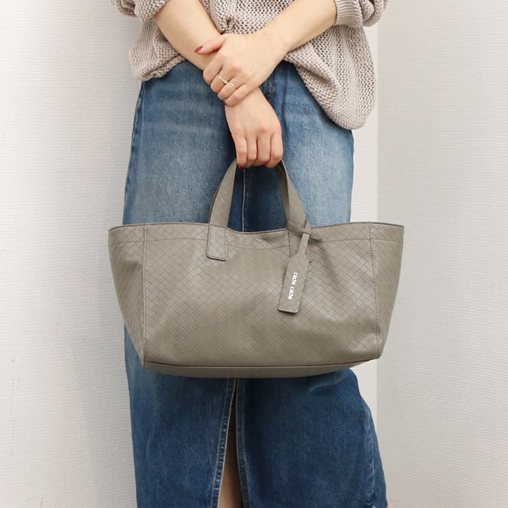 カシュカシュ cachecache / メッシュエンボス横長ショッパートート | UNBILLION | 詳細画像3 