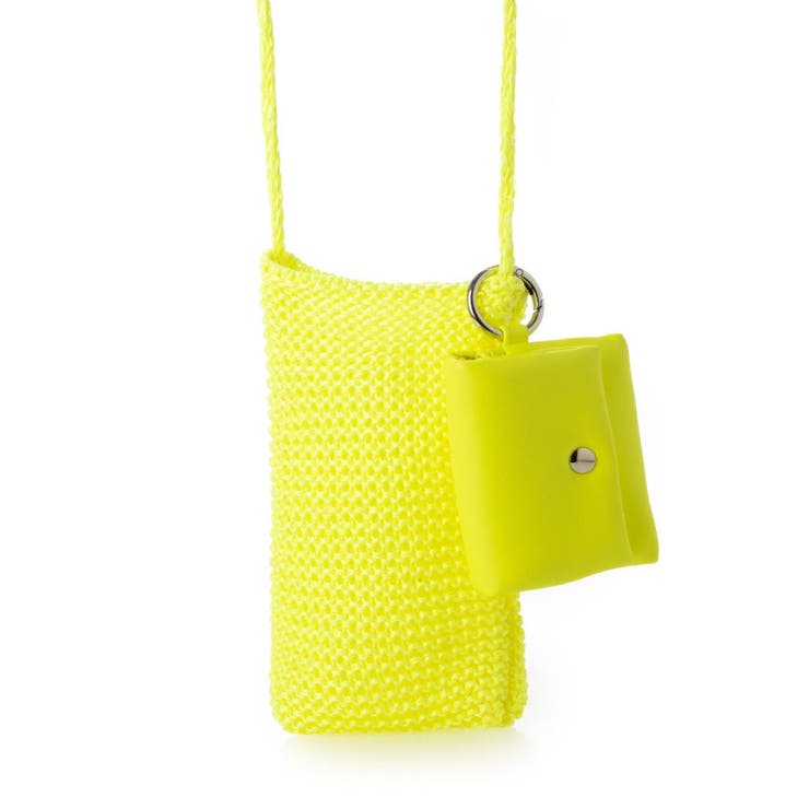 カシュカシュ cachecache ネオンカラーニットスマホショルダーバッグ | UNBILLION | 詳細画像9 