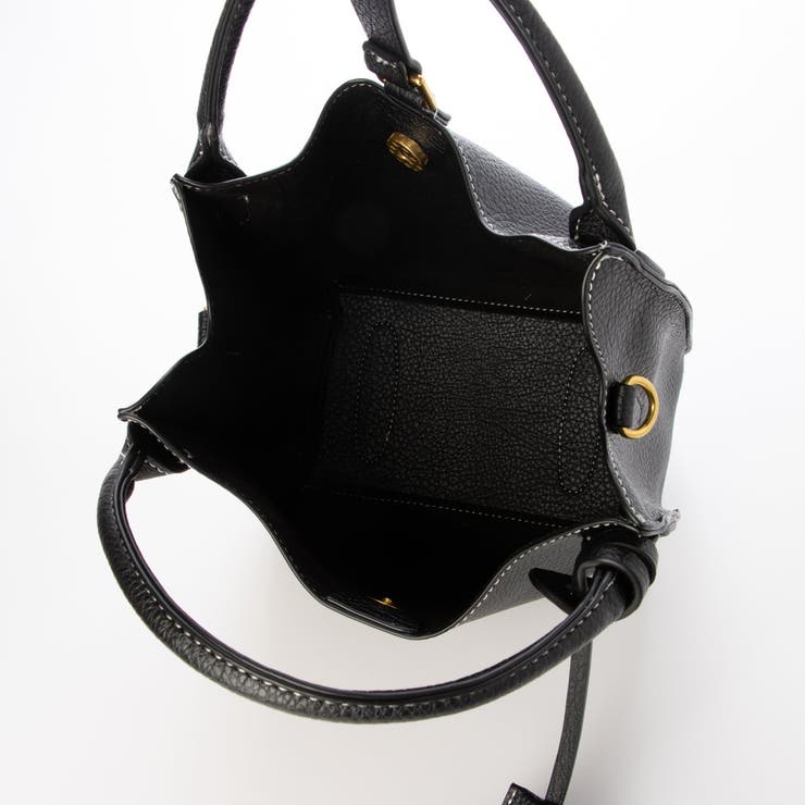 カシュカシュ cachecache 1枚革風ショルダーベルト付ディテールトート | UNBILLION | 詳細画像31 