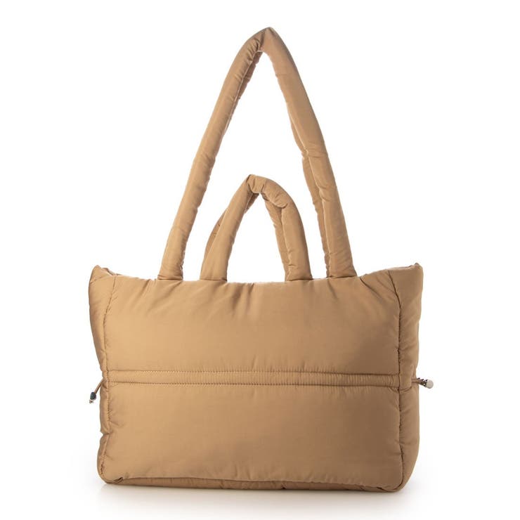 ベージュ | カシュカシュ cachecache / 2ハンドルパフビッグトートバッグ | UNBILLION