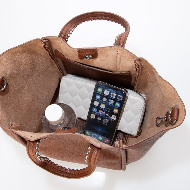 カシュカシュ cachecache ミニショルダー付ボールチェーン2wayトート… | UNBILLION | 詳細画像18 