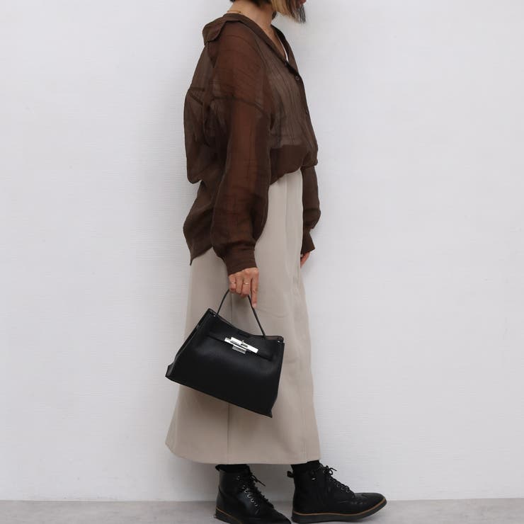 カシュカシュ cachecache / ヒネリ金具ワンハンドル2wayバッグ | UNBILLION | 詳細画像13 