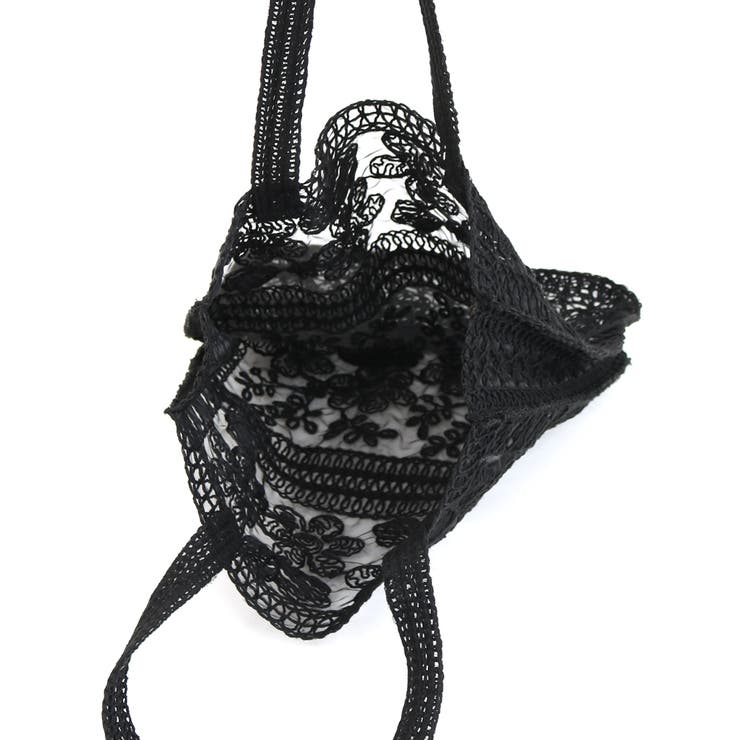 カシュカシュ cachecache / レース縦型トートバッグ | UNBILLION | 詳細画像8 