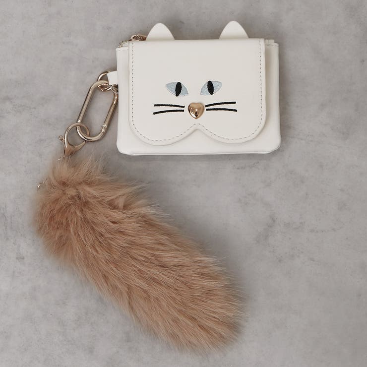 カシュカシュ cachecache しっぽチャーム付ねこモチーフミニウォレット | UNBILLION | 詳細画像9 