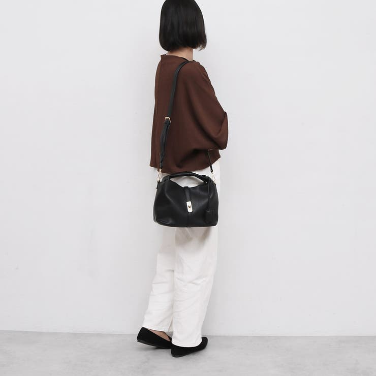 カシュカシュ cachecache ヒネリベルトソフト合皮ポーチ付ミニトートバッ… | UNBILLION | 詳細画像13 