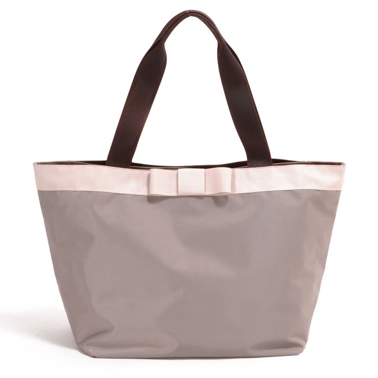 グレー | カシュカシュ cachecache / WEB限定ナイロンリボントートバッグＬ | UNBILLION