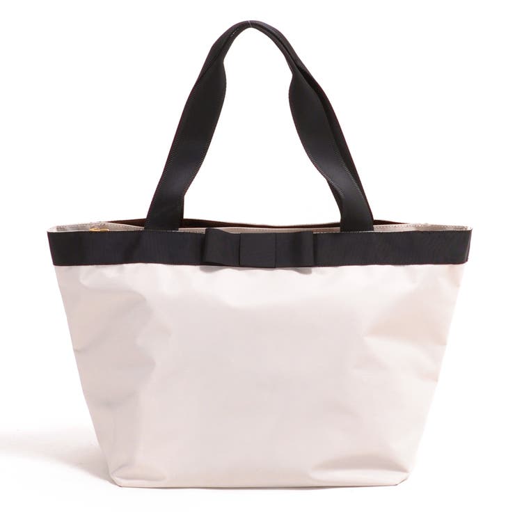 アイボリー | カシュカシュ cachecache / WEB限定ナイロンリボントートバッグＬ | UNBILLION