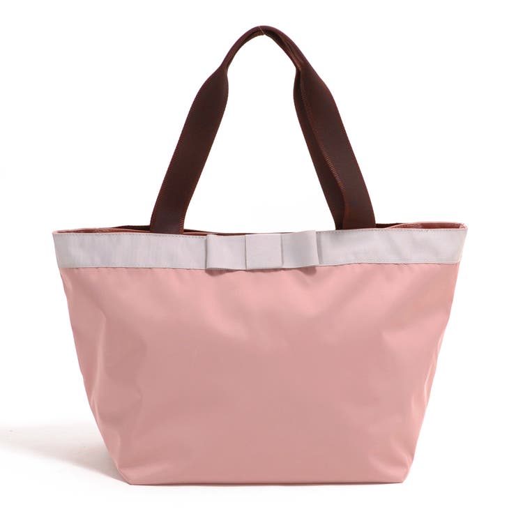 ライトピンク | カシュカシュ cachecache / WEB限定ナイロンリボントートバッグＬ | UNBILLION