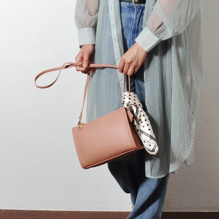 カシュカシュ cachecache / WEB限定スカーフ付ボックスショルダー | UNBILLION | 詳細画像9 