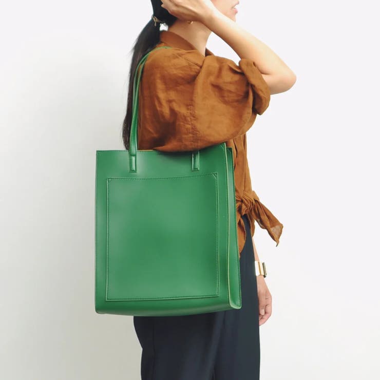 カシュカシュ / WEB限定シンセティックレザーフロントポケットトート | UNBILLION | 詳細画像7 