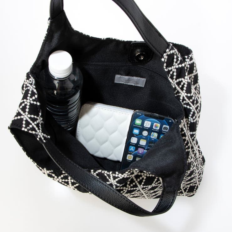 カシュカシュ cachecache / WEB限定刺繍2本手トートバッグ | UNBILLION | 詳細画像9