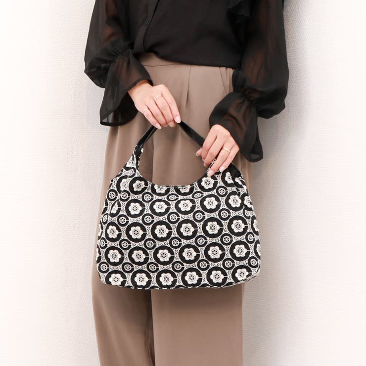 カシュカシュ cachecache / WEB限定刺繍2本手トートバッグ | UNBILLION | 詳細画像11