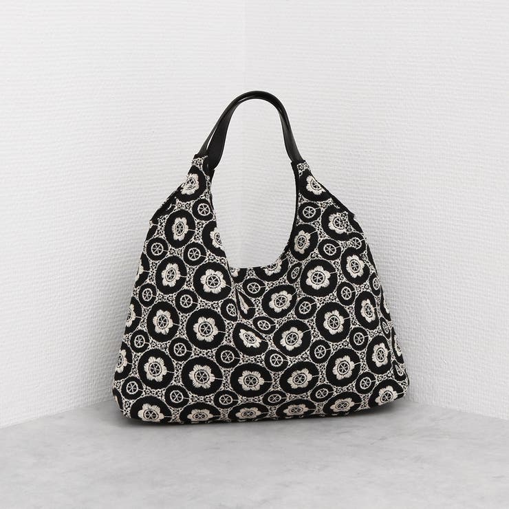 カシュカシュ cachecache / WEB限定刺繍2本手トートバッグ | UNBILLION | 詳細画像14