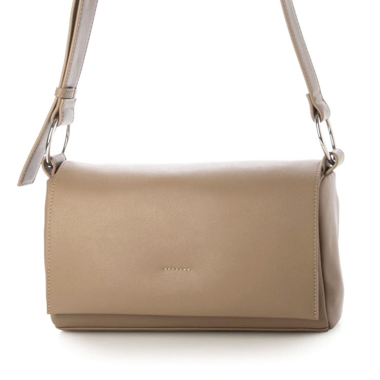 ベージュ | カシュカシュ / WEB限定フラップベルトショルダーバッグ | UNBILLION