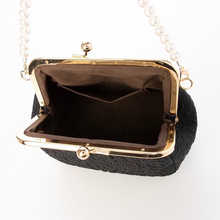 カシュカシュ  / 2wayパールハンドル付きがま口パーティバッグ | UNBILLION | 詳細画像18 