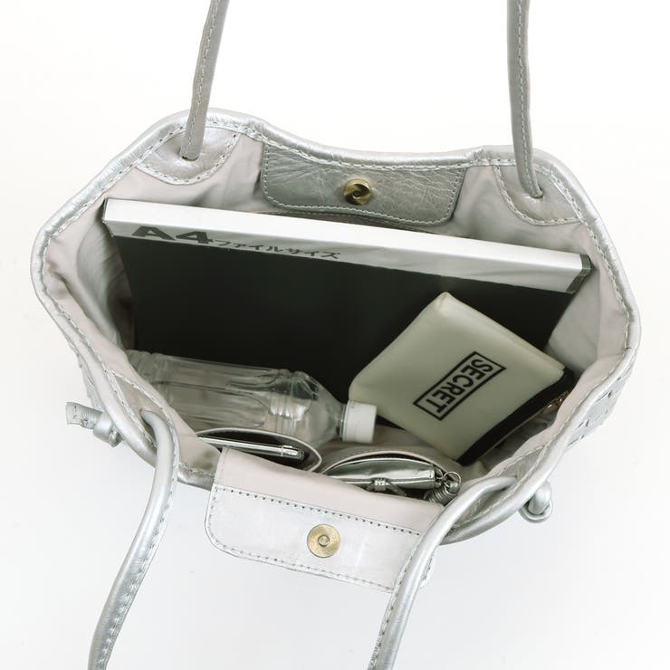 【訳あり商品】 牛革レザーメッシュトートL | UNBILLION | 詳細画像18 