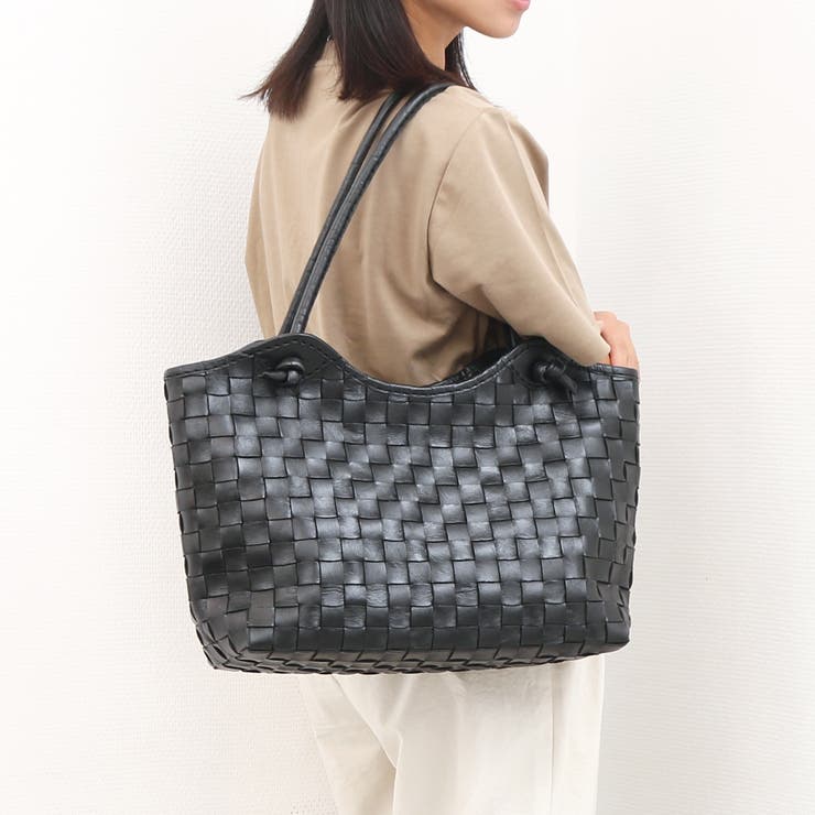 【訳あり商品】 牛革レザーメッシュトートL | UNBILLION | 詳細画像4 