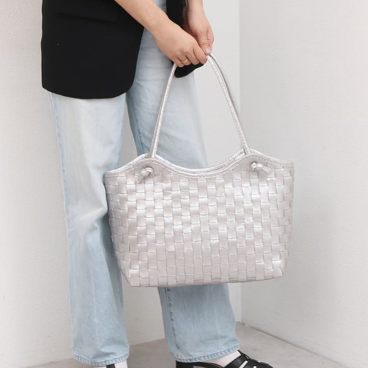 【訳あり商品】 牛革レザーメッシュトートL | UNBILLION | 詳細画像8 