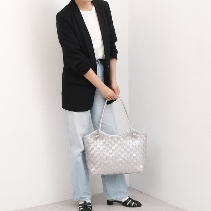 【訳あり商品】 牛革レザーメッシュトートL | UNBILLION | 詳細画像9 