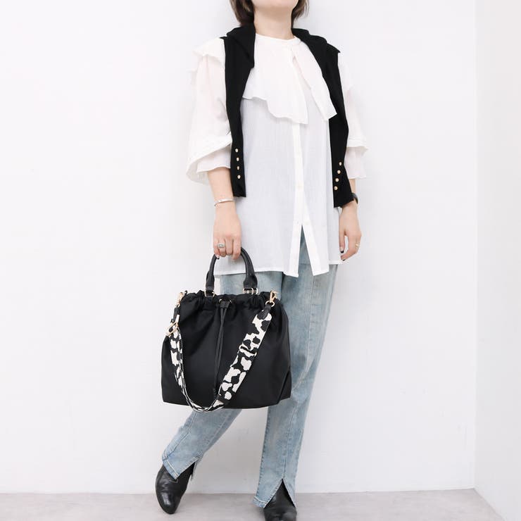 カシュカシュ cachecache WEB限定ナイロンドローストリング2wayト… | UNBILLION | 詳細画像12 
